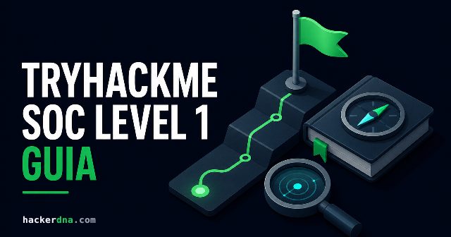 Caminho TryHackMe SOC Level 1: Guia completo 2026